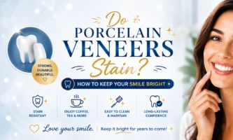Do Porcelain Veneers Stain