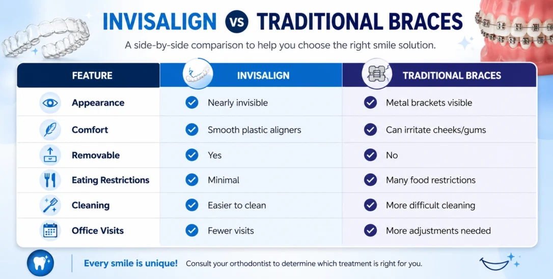 Invisalign vs braces