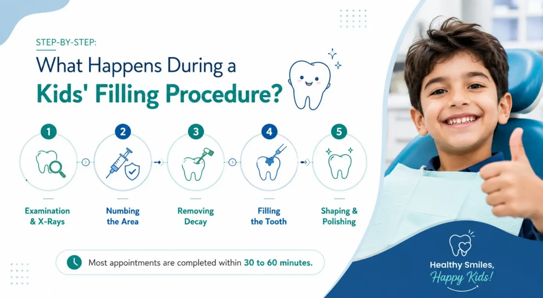 kids' filling procedure