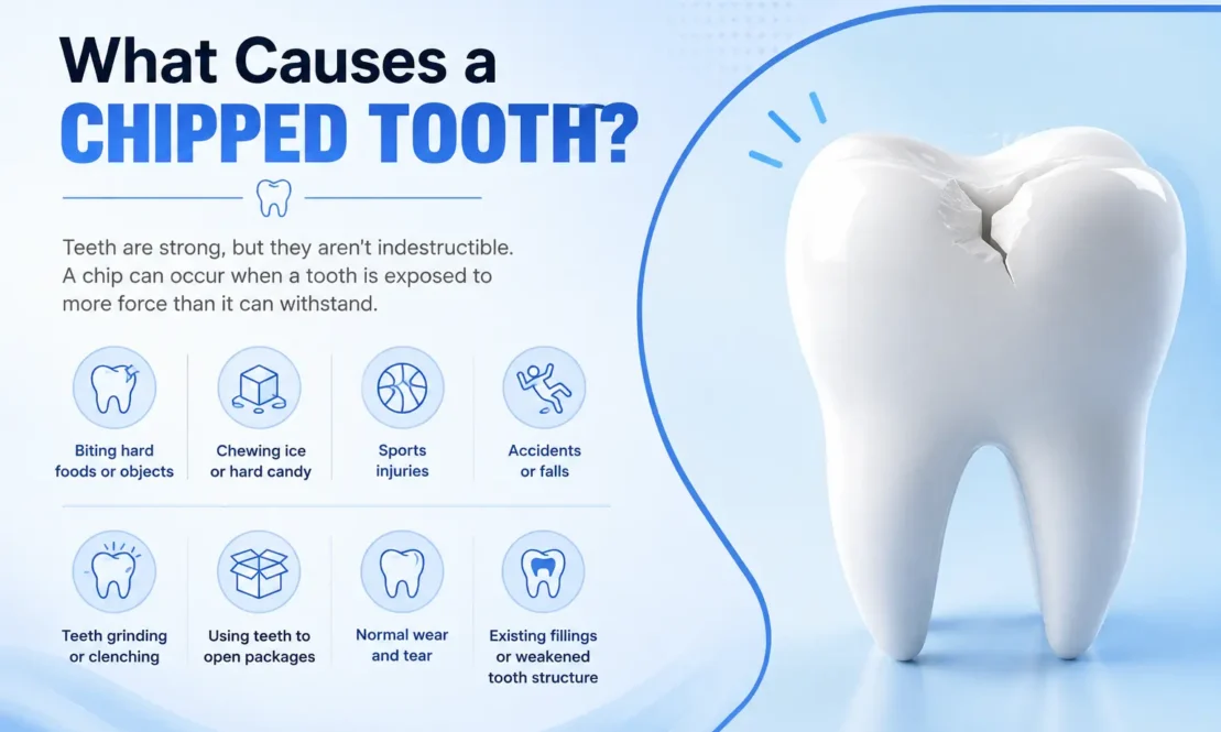 what causes a chipped tooth